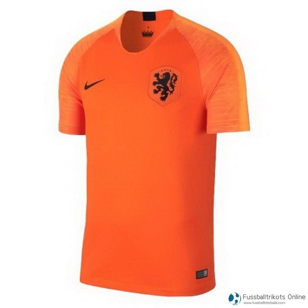Niederlande Trikot Heim 2018 Orange Fussballtrikots Günstig